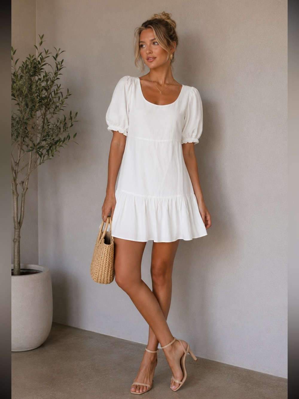 Ann Taylor Ruffle Hem Dress’